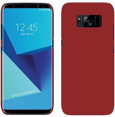 CASE CREATION Back Cover for Samsung Galaxy S8 Plus (6.2-inch) New Premium Quality Imported Exclusive Matte Rubberised Finish Frosted Hard Back Shell Case Cover Guard Protection(Red, Dual Protection, Pack of: 1)