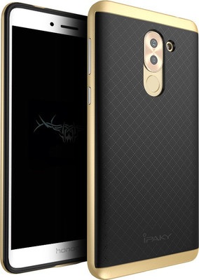 CASE CREATION Arm Band Case for Honor 6X Royal look iPaky Premium Branded TPU+PC Hybird Armor Military Grade Protective Back Bumper Case Cover(Gold, Shock Proof, Pack of: 1)