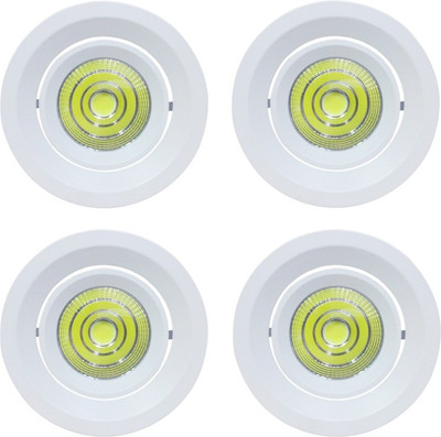 

Bene COB 18w Radiance Recessed Light, Color of LED Warm White (Pack of 4 Pcs) Recessed Ceiling Lamp