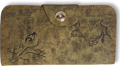 

Flaunt it Casual Khaki, Grey Clutch, Grey;khaki