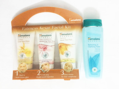 

Himalaya fairness facial kit with refreshing clarfying toner(Set of)