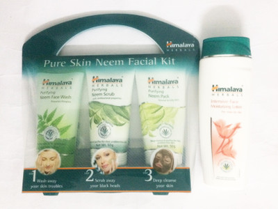 

Himalaya neem facial kit with intansive face lotion(Set of)