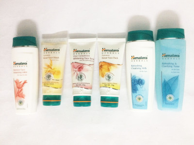 

Himalaya kesar face wash, kesar face pack, scrub, face lotion, toner, refreshing cleasing milk(Set of)