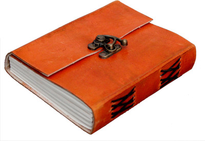 

Pranjals House Mini Journal(leather, Orange)