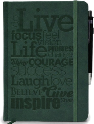 

Tiara Diaries A5 Notebook(genuine pu leather ( polyurethane ) do live italian leather teal green A5 size diary and notebook, Green)