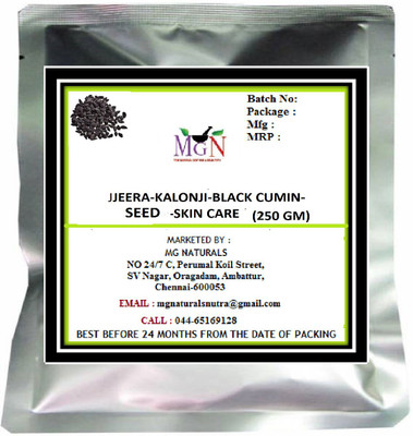 

MG Naturals JEERA-KALONJI-BLACK CUMIN SEEDS-SKIN CARE(250 g)