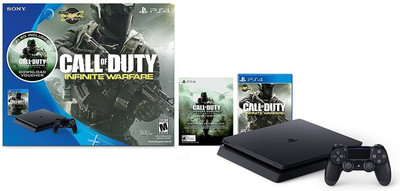 

Sony PlayStation 4 Slim 500GB Console - Call of Duty: Infinite Warfare Legacy Bundle 500 GB with Infinite Warfare, Modern Warfare(Black)