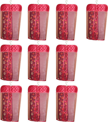 

Aadhya Hanging Saree Cover pack of 10_c(Red)