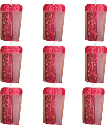 

Aadhya Hanging Saree Cover pack of 9 b(Red)