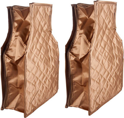 

Aadhya Multipurpose Satin Blouse cover pack of 2 f(Beige)