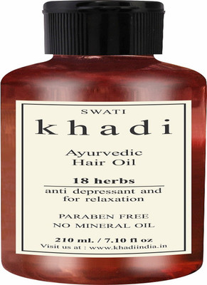 

swati khadi Herbal 18 Herbs hair oil Hair Oil(210 ml)