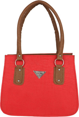 

SHANKEY COLLECTION Hand-held Bag(Red, Brown), Brown;red