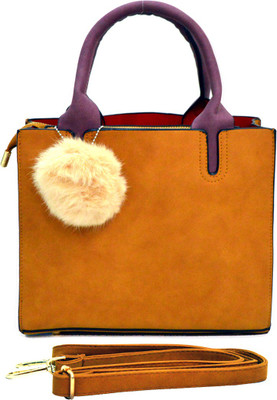 

AGINOS Hand-held Bag(Brown)