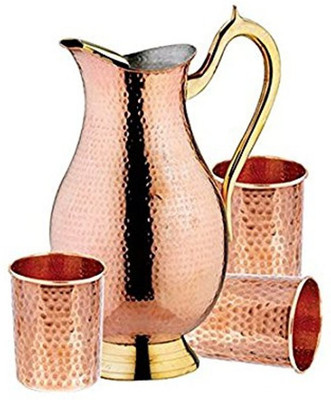 

Veda Home & Lifestyle VEDA COPPER MUGHLAI JUG SET Water Jug Set(2600 L, Pack of 4)