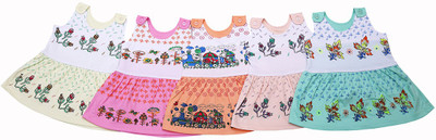 

Heavenly Girls Midi/Knee Length Casual Dress(Multicolor, Sleeveless