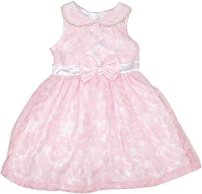 

612 League Girls Casual Dress(Pink, Sleeveless