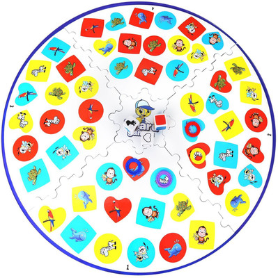 

Trinkets & More - Reaction Training Unique Board Game | For Kids and Adults(Multicolor)