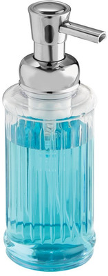 

InterDesign Ella Foaming Plastic , Chrome and Clear 414 ml Soap, Foam, Gel, Conditioner, Shampoo Dispenser(Clear)