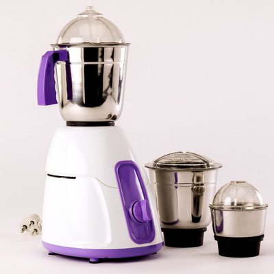 

BMS Lifestyle 3 Stainless Steel Jars_01 550 W Mixer Grinder(Purple, 3 Jars)