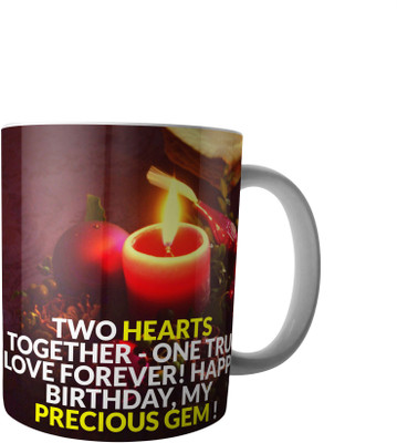 

PrintVisa Designed for Birthday Gift Ceramic Mug(300 ml), Multicolor