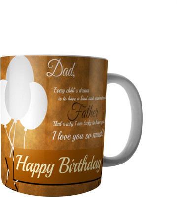 

PrintVisa Specially Designed for Birthday Gift Ceramic Mug(300 ml), Multicolor