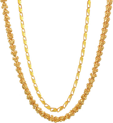 Charms Handmade Combo Gold-plated Plated Alloy Chain Set