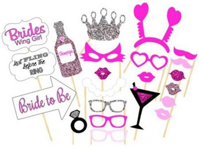 PARTY PROPZ BACHELORETTE THEME Photobooth 22PCS Photo Booth Board(Party)