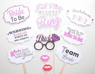 Party Propz BACHELOR WEDDING PHOTOBOOTH Photo Booth Board(Party, Bachelorette)