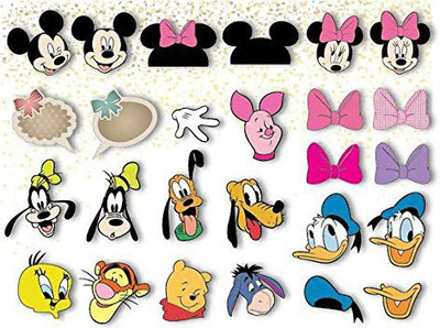 

PARTY PROPZ MINNIE MOUSE THEME PHOTOBOOTH 26 PCS/ Photo Booth Board(Party)