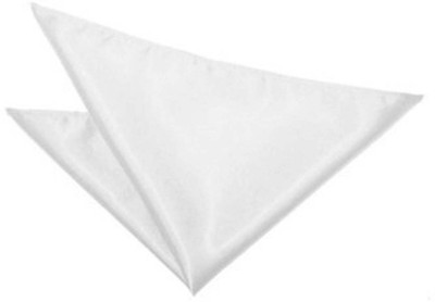 Bsquare Solid Satin Blend Pocket Square