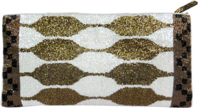 

KAWAII Brown Pipe Beaded Zipper Pouch Pouch(Brown)