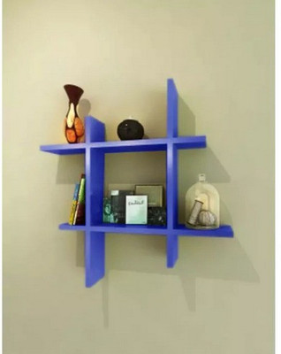 

A.S Wood MDF Wall Shelf(Number of Shelves - 6)