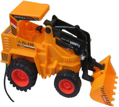 

DCS Remote control Battery Operated JCB Crane Truck Toy(Yellow)
