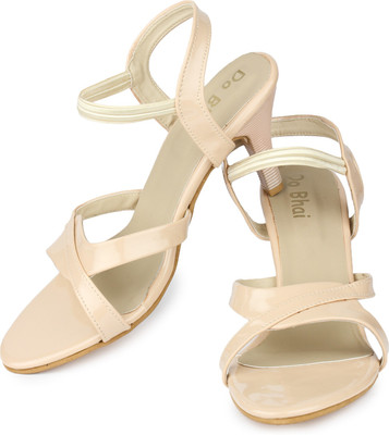 

Do Bhai Women Cream Heels