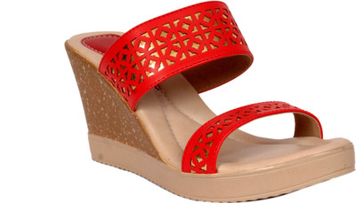 

Bora Bora Women Red Wedges