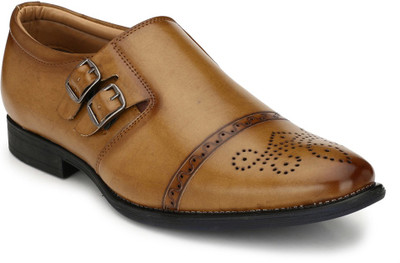 

Levanse Execuitve Formal shoes Slip On For Men(Tan, Matte tan