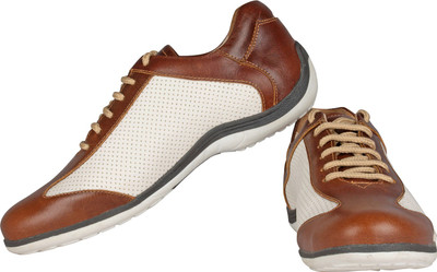 

Tzaro Dublin Casuals For Men(Tan, White