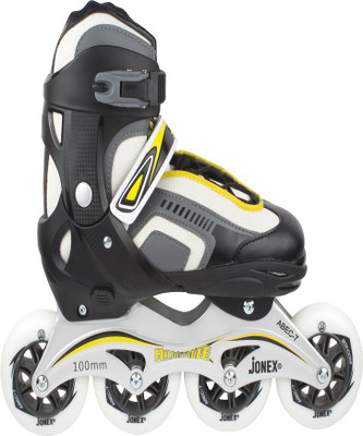 

Jonex Attacker speed inline skate 178 with skate bag, wheel size 100MM, Large In-line Skates - Size 6.5-9 UK(Multicolor)