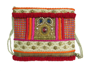 

KAWAII Women Casual Multicolor Beads Sling Bag