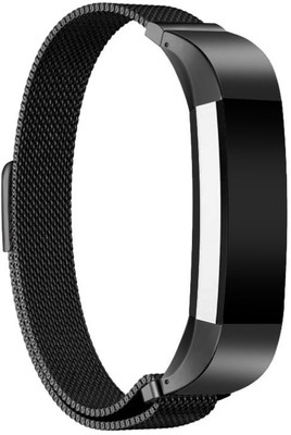 

HIGAR MILANESE-LOOP-STRAP-BLACK Smart Watch Strap(Black)
