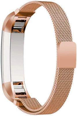 

HIGAR MILANESE-LOOP-STRAP-ROSEGOLD Smart Watch Strap(Yellow), Rose gold