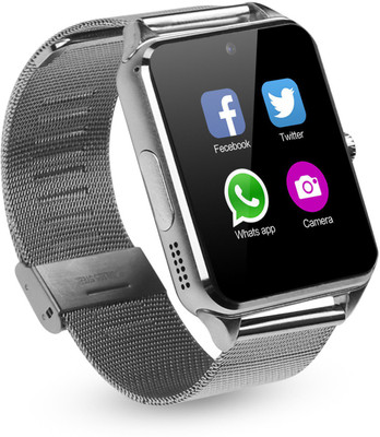 

Life Like Z60 BLUETOOTH SIM & TF CARD SLOT Smartwatch(Silver Strap L)
