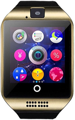 

VibeX ® GSM Bluetooth SIM TF Wrist Wearable Bracelet HD Touch screen Smartwatch(Black Strap Free Size)