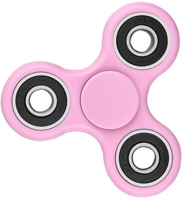 

VibeX ® Tri-Spinner Fidget Toy EDC Focus Toy with the New Technology Silent Soft-Closing Bearing(Pink)