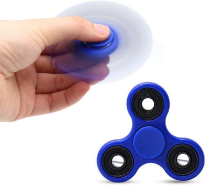 

VibeX ™ Spinner Tri Fidget Hand Spinner Toy With Premium Hybrid Ceramic Bearing(Blue)