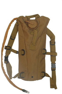 

BikeStuff Hydration Sipper Bag Backpack(Brown, Backpack), Camel brown