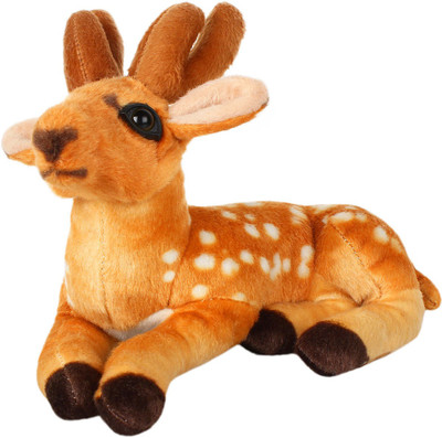 Aqua De Vida Golden Deer Soft Toy For Kids - 20 cm(Yellow, Gold), Gold;yellow