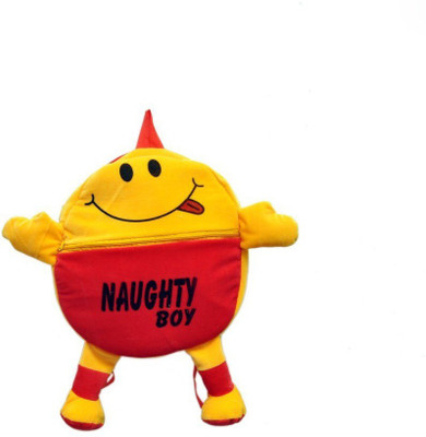 

PRACHI TOYS Naught Boy Yellow & Red Kids School Bag, Picnic Bag - 14 inch(Multicolor)
