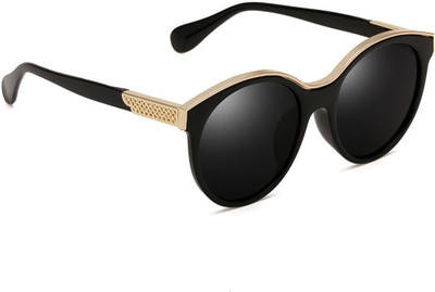 

Mark Miller Round Sunglasses(Black)