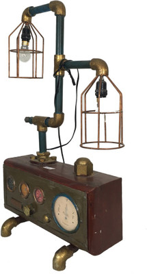 

Singhal Exports Singhal Export MultiColor Metal Vintage Lamp With Bulb Table Lamp(73.66 cm, Multicolor)